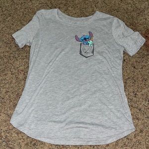 Grey Pocket stitch shirt